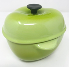 Le Creuset Green Apple Mini Cocotte Casserole Dish Stoneware Petite - £38.18 GBP