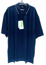 On Tour Golf Polo Mens XXL Navy Blue Web Tech 700 Series Short Sleeve Shirt NWT - £13.42 GBP