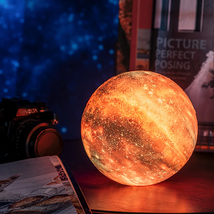 3D Printing Galaxy Lamp Moonlight USB LED Night Lunar Light Touch Color Changing - £21.11 GBP