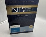 NIV Study Bible by Zondervan Staff (2008, Leather, Revised edition,New E... - £20.96 GBP