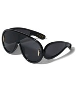 Dweebzilla Futuristic XL Oversized Wave Mask One Piece Shield Lens Aviat... - €7,58 EUR+