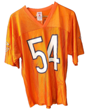 Adult Med. NFL Players Football Chicago Bears Brain Urlacher #54 Jersey Orange - £20.15 GBP