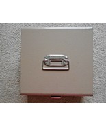 Buddy Products 10&quot; Metal Tan Cash Box w/Handle - £11.65 GBP