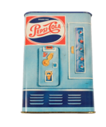 Vintage Pepsi-Cola Tin Coin Bank 5c Only Hallmark Collectible 4.5 X 3 X ... - $14.99