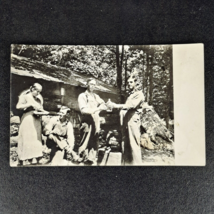 ANTIQUE PRE-WW1 REAL PHOTO POST CARD &quot;SHARING A BOTTLE&quot; RPPC POSTCARD - ... - £8.52 GBP
