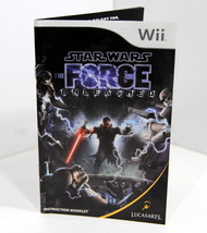 Instruction Manual Booklet Only Star Wars The Force Unleashed Wii No Game - £5.11 GBP
