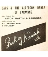 1954 Boshier Of Norwich Print Error Dealer Advertisement Automobilia E89G2 - $27.53 CAD