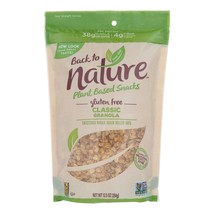 Back To Nature Classic Granola - Lightly Sweetened Whole Grain Rolled Oats - Cas - £38.36 GBP