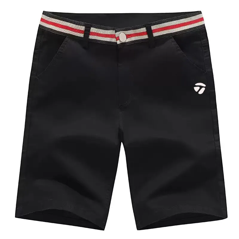 New Men&#39;s Golf Casual Pants 2023 Summer Cotton Slim Fit  Waist  Golf Shorts - £155.10 GBP