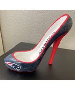 New England Patriots High Heel Shoe Wine Bottle Holder-Great Condition-F... - £15.69 GBP