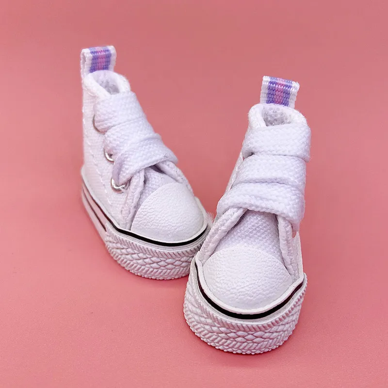 Tilda 3.6cm Doll Shoes For Blythe BJD Toys,Canvas Fabric Sneakers for OB24 1/8 - £9.29 GBP+