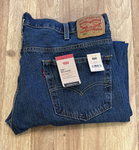Levi&#39;s Mens 550 Relaxed Fit Jeans Size 44x32 Sit at Waist Medium Dark Stone - $39.00
