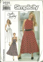Simplicity Sewing Pattern 9695 Misses Dress Christie Brinkley 4 6 8 10 12 New - £7.85 GBP