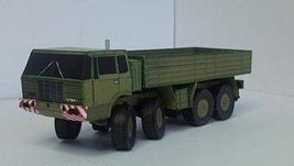 Papercraft - Tatra T813 8x8 Truck - Scale 1:100 and 1:300 - $2.90