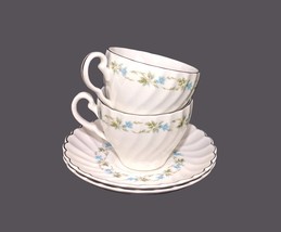 Pair of Johnson Brothers JB482 | Sovereign Morning Glory cup and saucer ... - $42.72+