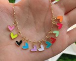Colorful heart shape enamel charm all colors tiny heart charms pendant for jewelry thumb155 crop