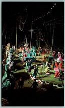 Elephant Parade Ringling Bros Barnum &amp; Baily Circus UNP Chrome 1973 Postcard J8 - $6.29