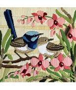 Blue Wrens &amp; Cooktown Orchids Long Stitch Kit by Fiona Jude for Country ... - £64.11 GBP