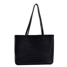 2022 Big New Women Shoulder Bags Alligator Ladies Leather Bags Casual Women Zipp - £30.99 GBP