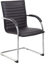 Boss Office Products Vinyl Side Chair (Set of 2), Black - £181.76 GBP