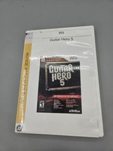 Guitar Hero 5 (Nintendo Wii, 2009) Rental Case - $14.99