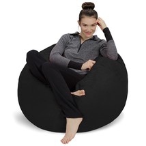 - Plush, Ultra Soft Bean Bag Chair - Memory Foam Bean Bag Chair With Microsuede  - £84.72 GBP