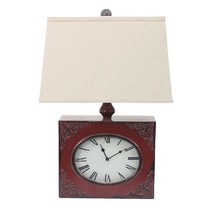 7 X 7 X 22 Red Vintage Metal Clock Base - Table Lamp - £204.82 GBP