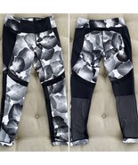 Calia Exercise Leggings Crop Black White Floral Mesh 26” Inseam M - $375.67 MXN