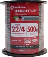 Southwire 57572444 500&#39; Gray 22-4 Security Cable - $142.49