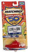 Matchbox Across America MD-007 Maryland Crabbing Boat 2001 Upside Down P... - $361.14 MXN