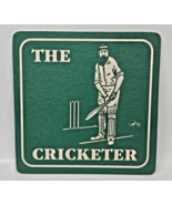 The Cricketer Bar Coaster Pad Drink Mat Beermat Rest Black Cardboard Bri... - $183.25 MXN