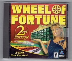 Wheel Of Fortune  2nd Edition PC Game Hasbro Interactive - $14.57