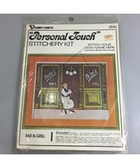 Vogart Crafts Personal Touch Stitchery Kit Bar &amp; Grill 2536 NEW Made in USA - £14.99 GBP