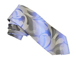 $ave On Product Designer John Mens Dress Necktie Blue Machine Washable - £7.06 GBP