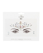 Shots Bliss Dazzling Crowned Face Bling Sticker O/s - $14.53