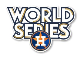 Houston Astros World Series 2017 Decal / Sticker Die cut - $3.46+