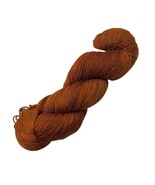 Fierce Fibers Hand Dyed Yarn Pecan Superwash Merino Cashmere Gold Stellina - $38.90 CAD