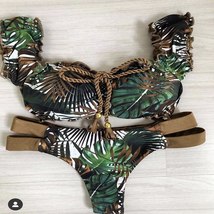 Push Up Ruffle Bikini Set - £25.06 GBP