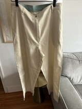 J .Jill Linen Coastal Nautical Cargo Summer  Beach Wide Leg High Waist P... - $29.00