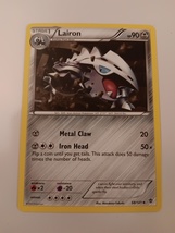 Pokemon 2013 Black & White Plasma Blast Lairon 58/101 Single Trading Card NM - $19.99
