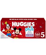 Huggies Plus Diapers, Size 5 (27+ Pounds), 144 Count - £61.64 GBP