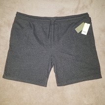 NWT Goodfellow &amp; Co Charcoal Gray Shorts Men&#39;s 4XL Sweats Soft Cotton Pull-On - £13.97 GBP