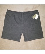 NWT Goodfellow &amp; Co Charcoal Gray Shorts Men&#39;s 4XL Sweats Soft Cotton Pu... - $17.77