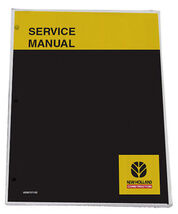 NEW HOLLAND E50 E50SR Excavator Service Manual Repair Technical Shop Book - $90.00