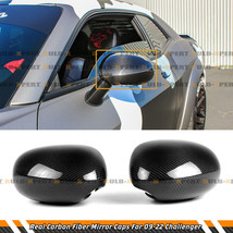 Brand New 2009-2022 Dodge Challenger Real Carbon Fiber Side View Mirror Cover Ca - £94.14 GBP