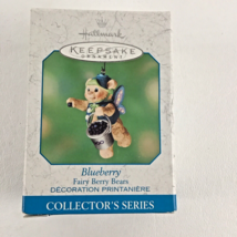 Hallmark Keepsake Ornament Fairy Berry Bears Blueberry Vintage 2000 Sue Tague - £13.14 GBP