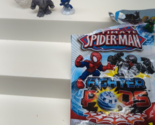 Spiderman fighter pods mini figures Rhino Blue Angel Spiderman New opened - $6.85