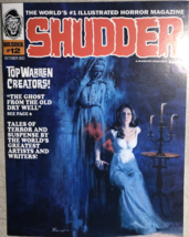 SHUDDER #12 (2023) Warrant B&amp;W horror comics magazine VF - $276.38 MXN