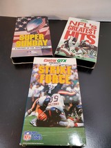 Super Sunday; NFL&#39;s Greatest Hits; Strike Force VHS Tapes - 3 videos - A... - £14.23 GBP