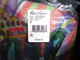 Robert Graham Urban Dreams Long Sleeve Sport Shirt Medium Size New with Tags image 3